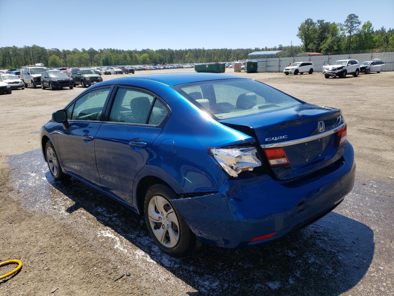 Photo 3 from auction – 2013 HONDA CIVIC LX with VIN 2HGFB2F57DH603386