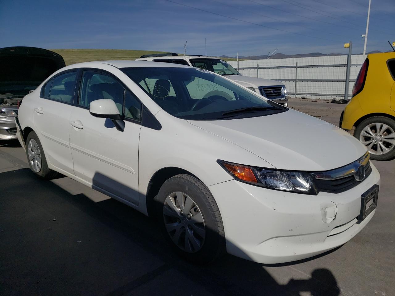 HONDA CIVIC LX 2012 with VIN 2HGFB2F59CH609642 - Photo from auction