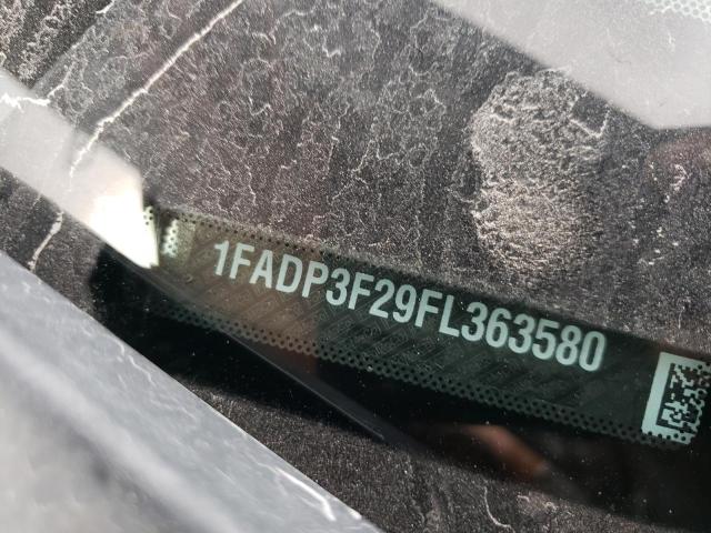 Photo 10 from auction – 2015 FORD FOCUS SE with VIN 1FADP3F29FL363580