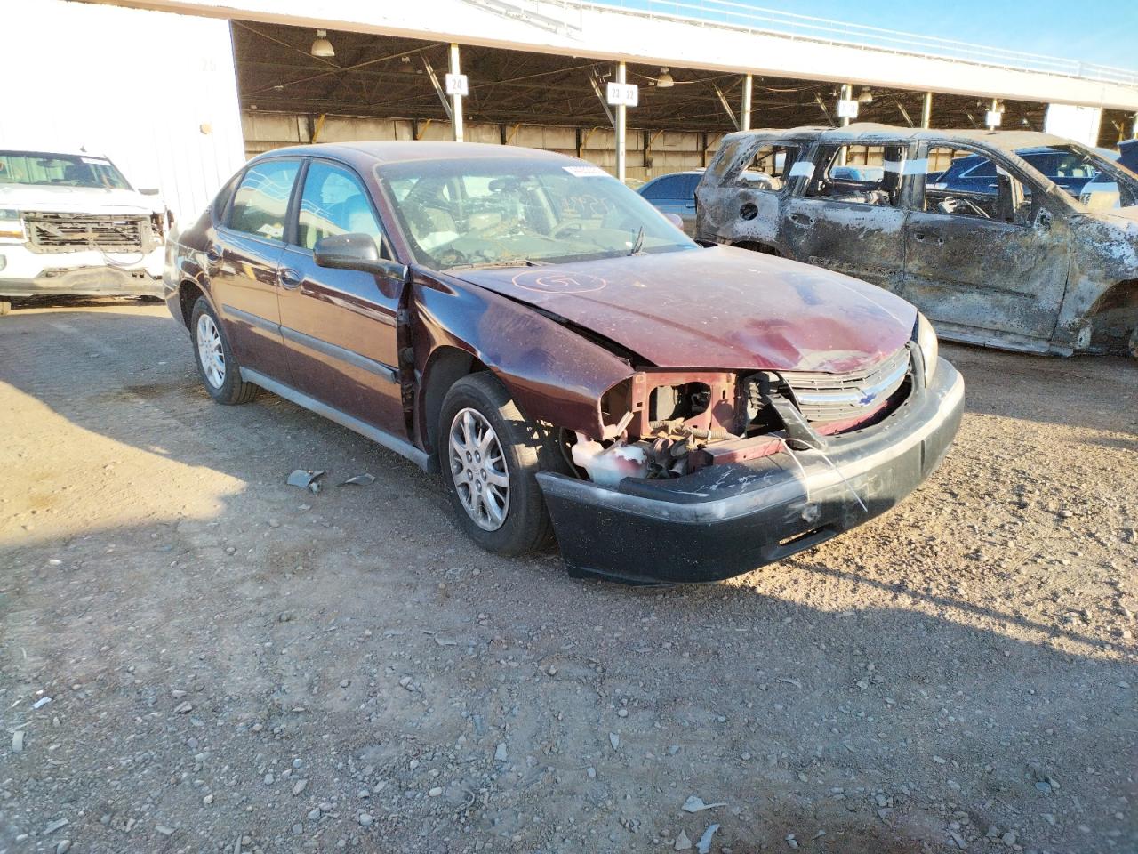 CHEVROLET IMPALA 2003 with VIN 2G1WF52E839432661 - Photo from auction