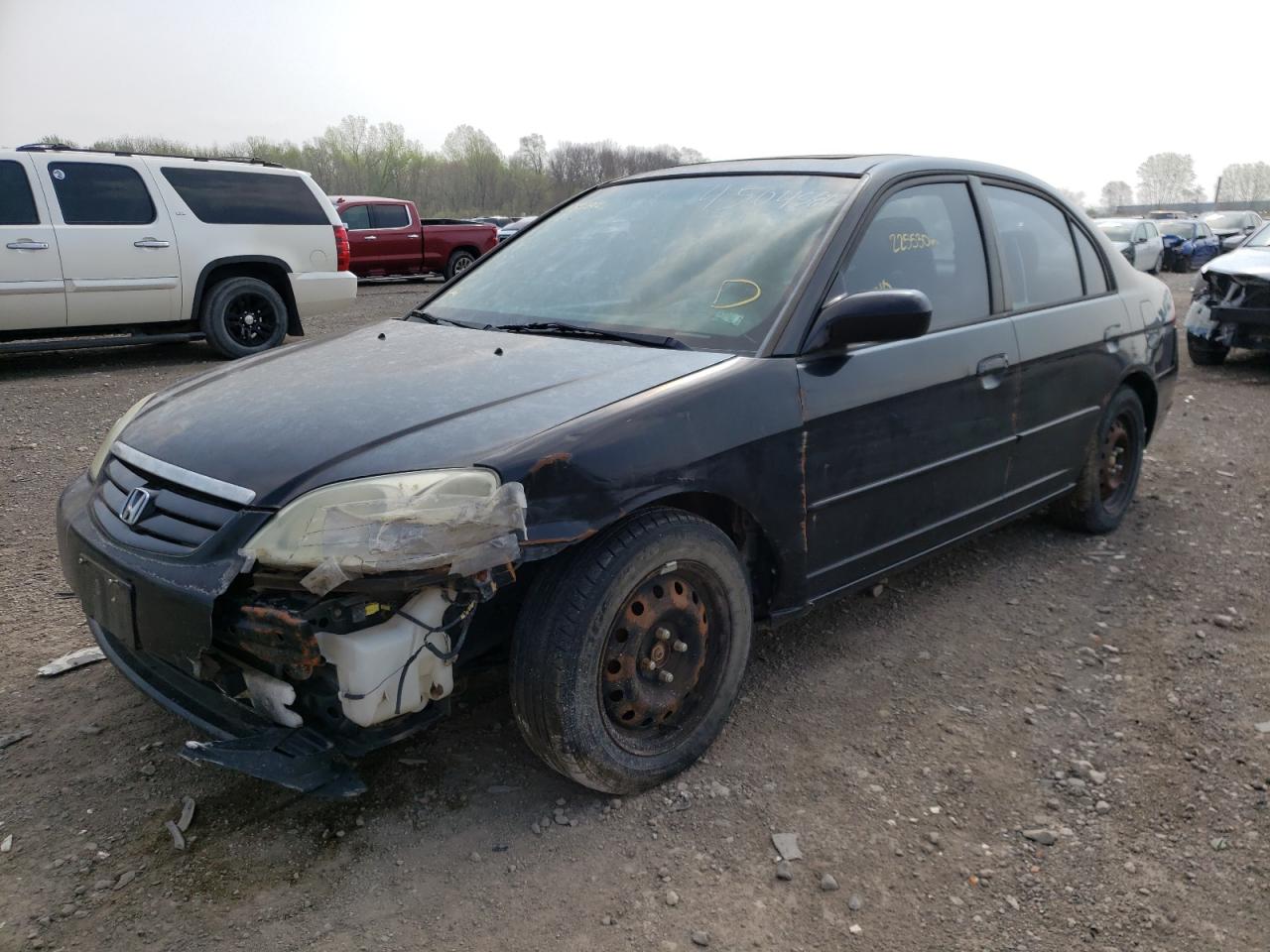 Photo 2 from auction – 2003 HONDA CIVIC EX with VIN 1HGES26743L019347