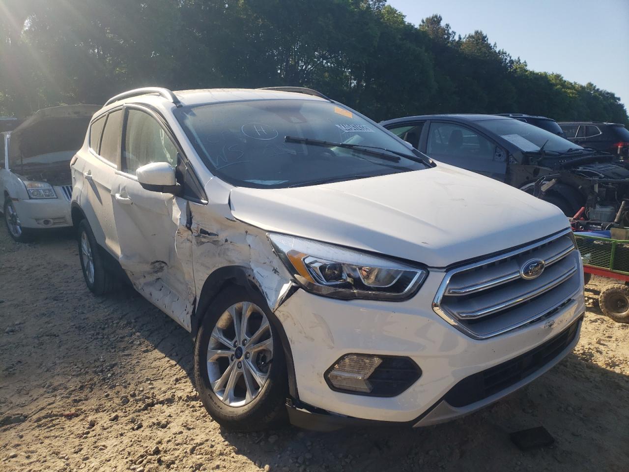 FORD ESCAPE SEL 2018 with VIN 1FMCU9HD9JUD30478 - Photo from auction