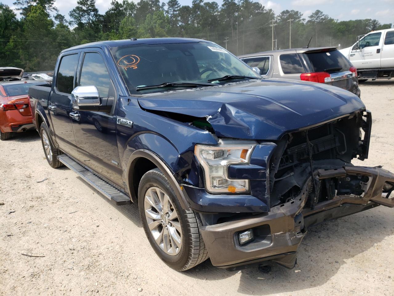 FORD F150 SUPER 2017 with VIN 1FTEW1CG3HKC10028 - Photo from auction