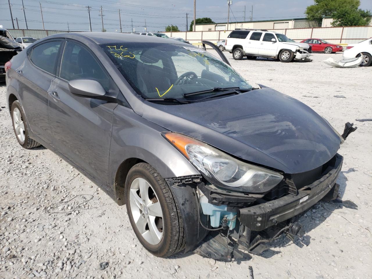 HYUNDAI ELANTRA GL 2012 with VIN 5NPDH4AE9CH104537 - Photo from auction