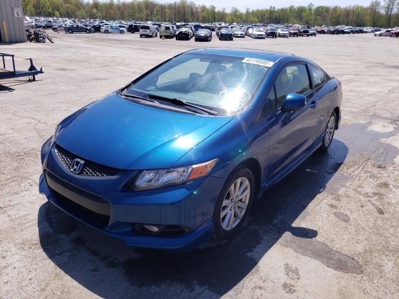 Photo 2 from auction – 2012 HONDA CIVIC EX with VIN 2HGFG3B87CH517890