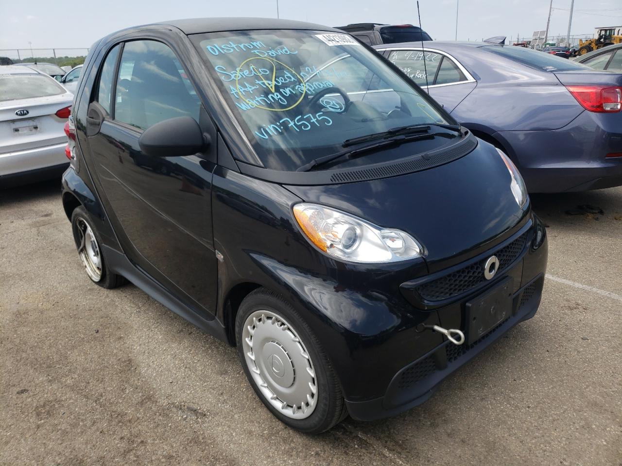 Photo 1 from auction – 2013 SMART FORTWO PUR with VIN WMEEJ3BA1DK687575