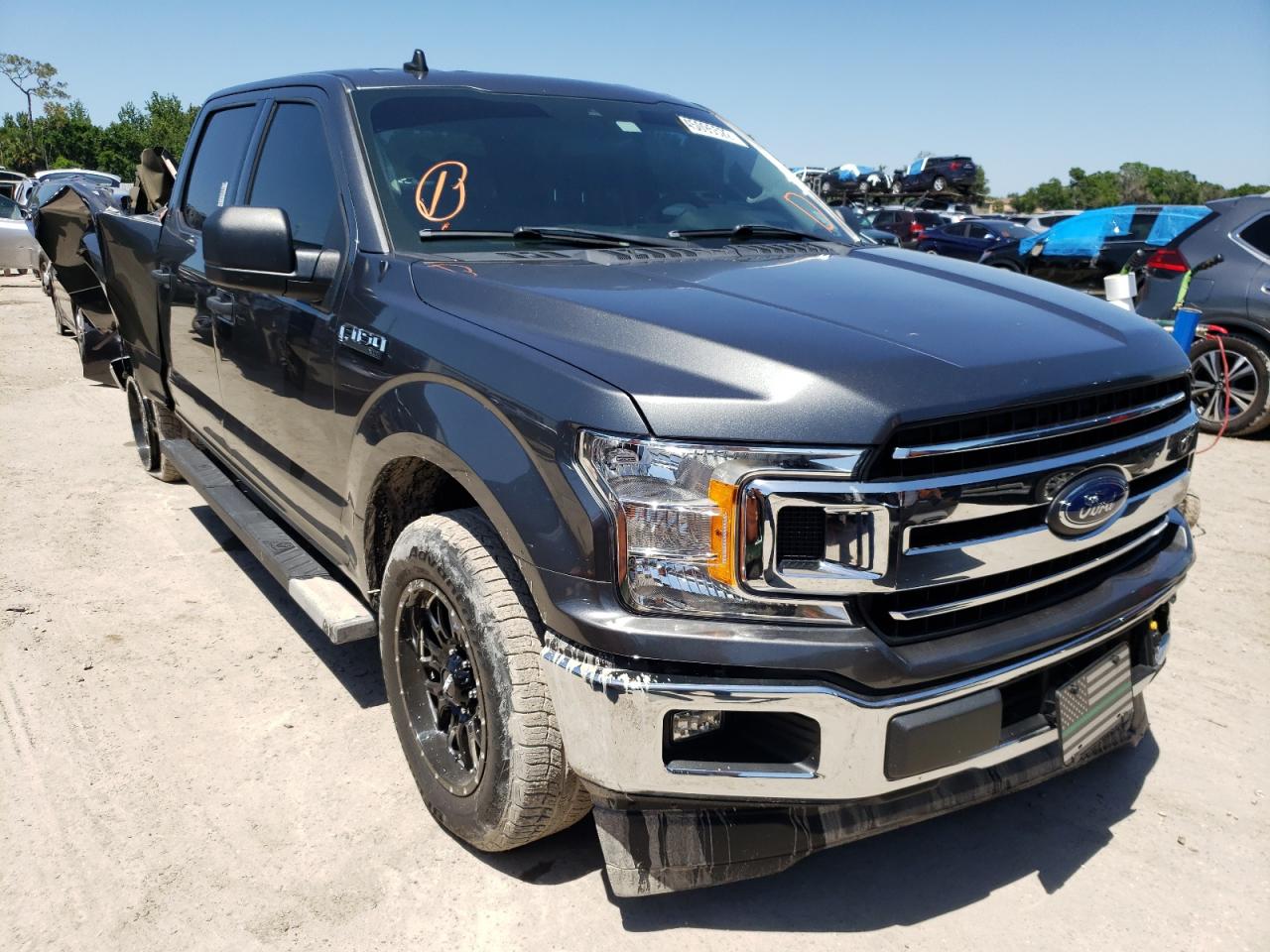 FORD F150 SUPER 2019 with VIN 1FTEW1CP8KFD09704 - Photo from auction