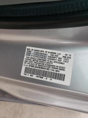 Photo 10 from auction – 2014 HONDA ODYSSEY EX with VIN 5FNRL5H49EB044185