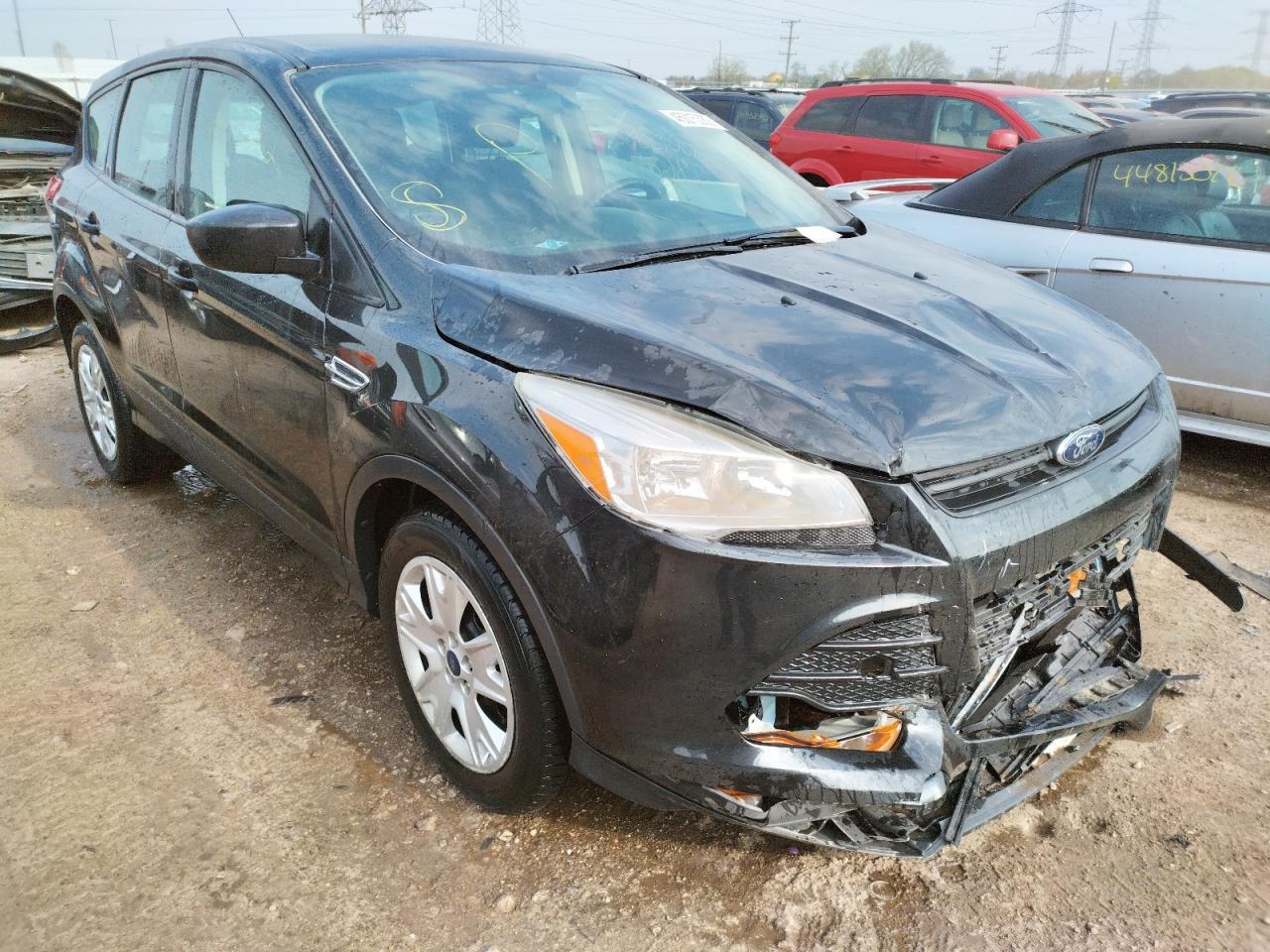 FORD ESCAPE S 2014 with VIN 1FMCU0F75EUC35401 - Photo from auction