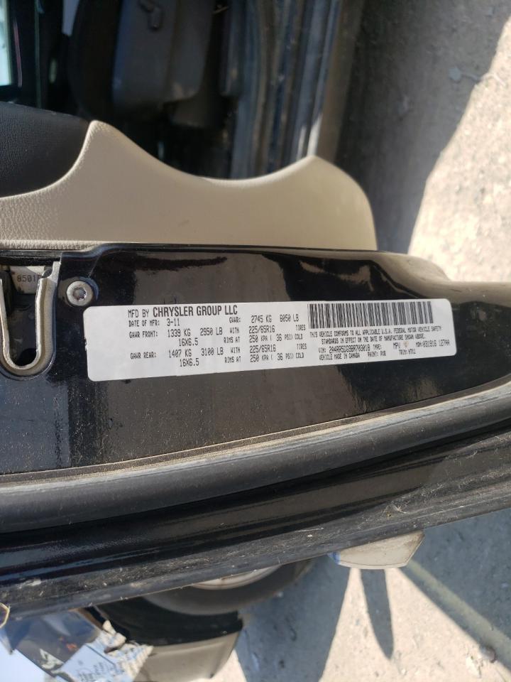 Photo 10 from auction – 2011 CHRYSLER TOWN & COU with VIN 2A4RR5DG9BR703018