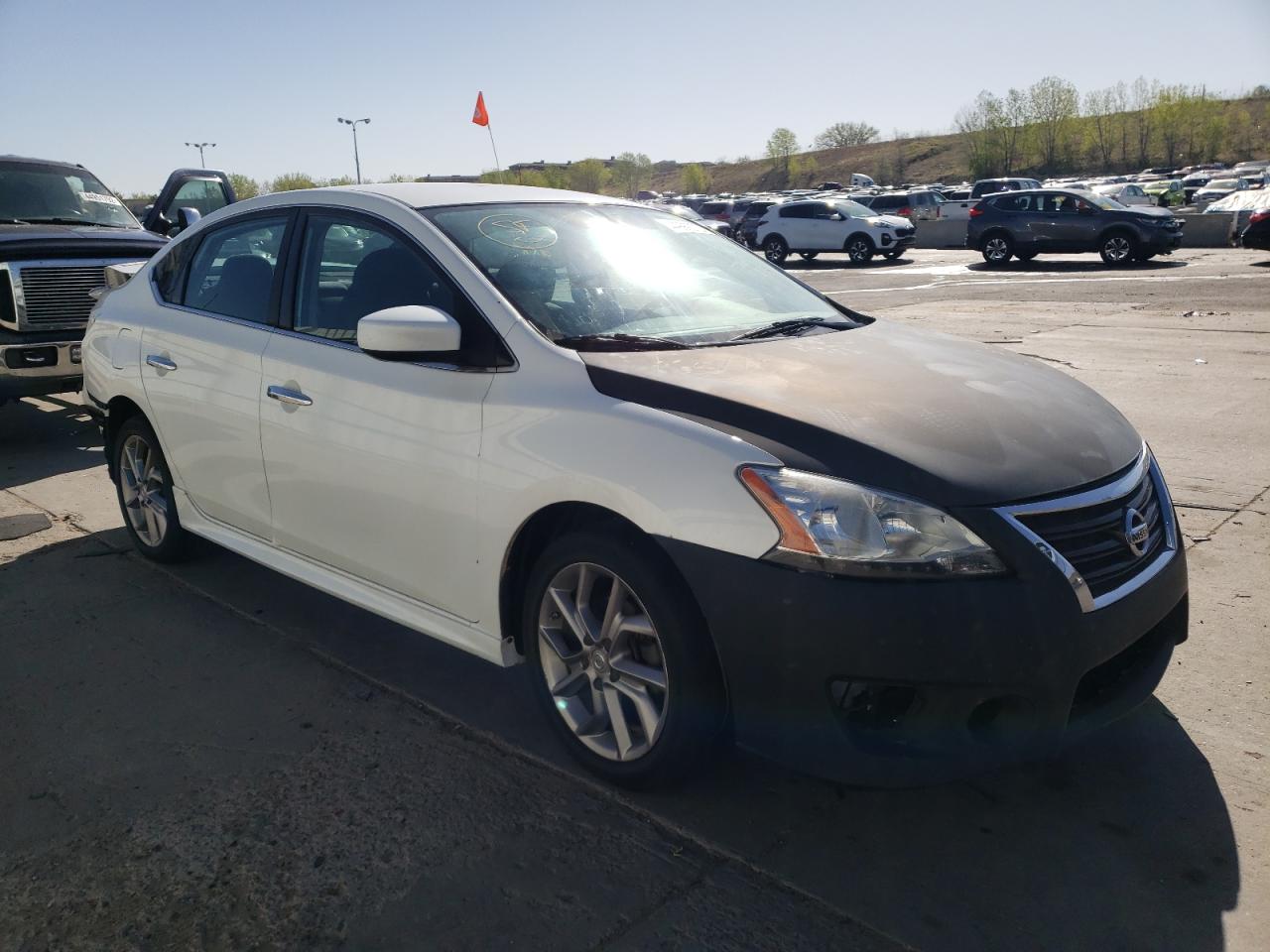 NISSAN SENTRA S 2014 with VIN 3N1AB7AP0EL662113 - Photo from auction