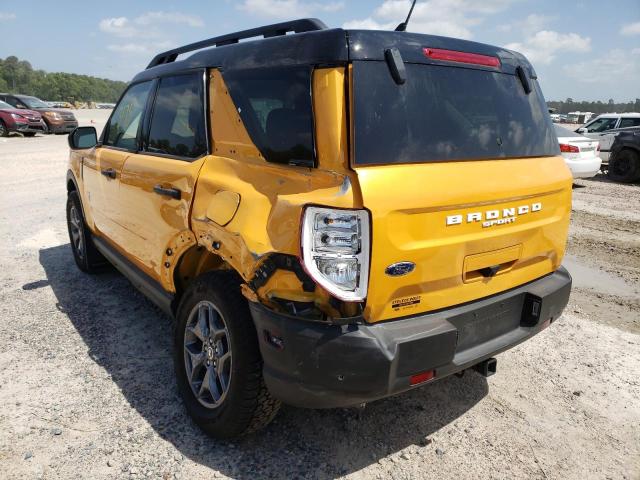 Photo 3 from auction – 2021 FORD BRONCO SPO with VIN 3FMCR9D98MRB07816