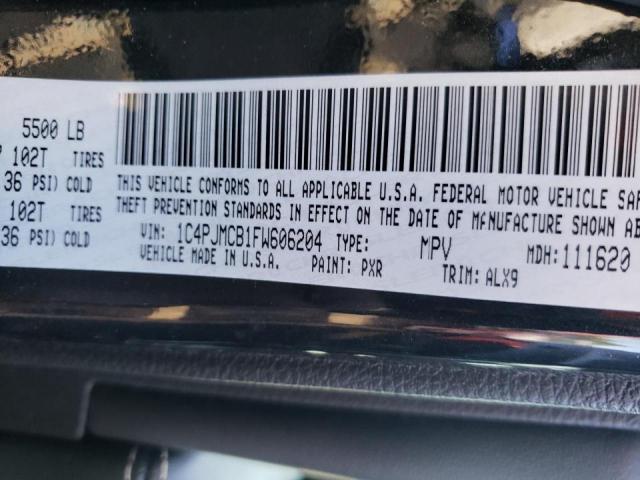 Photo 10 from auction – 2015 JEEP CHEROKEE L with VIN 1C4PJMCB1FW606204