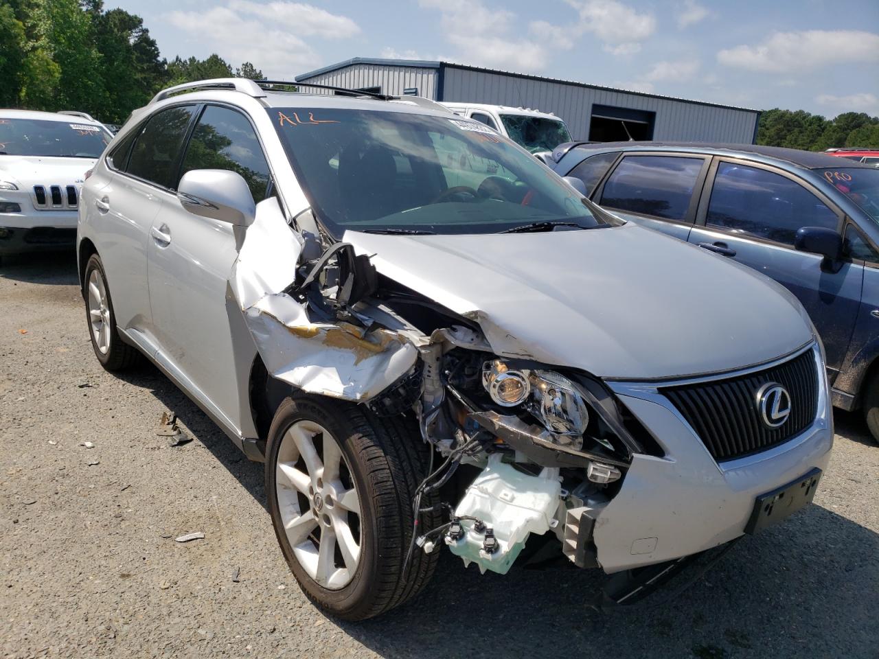 LEXUS RX 350 2011 with VIN 2T2ZK1BA6BC062116 - Photo from auction