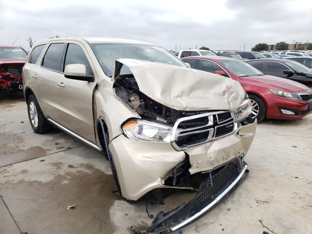 DODGE DURANGO SX 2014 with VIN 1C4RDHAG7EC454614 - Photo from auction