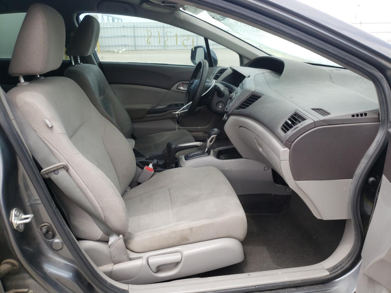 Photo 5 from auction – 2012 HONDA CIVIC LX with VIN 19XFB2F58CE391784