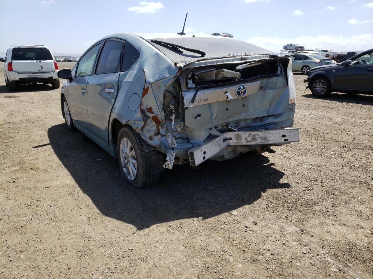 Photo 3 from auction – 2014 TOYOTA PRIUS PLUG with VIN JTDKN3DPXE3065253