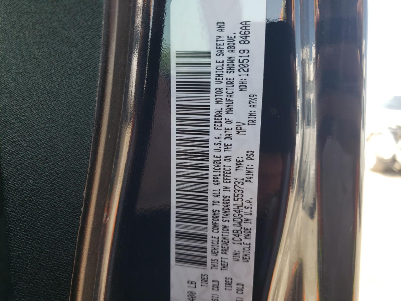 Photo 10 from auction – 2017 JEEP WRANGLER U with VIN 1C4BJWDG4HL553731