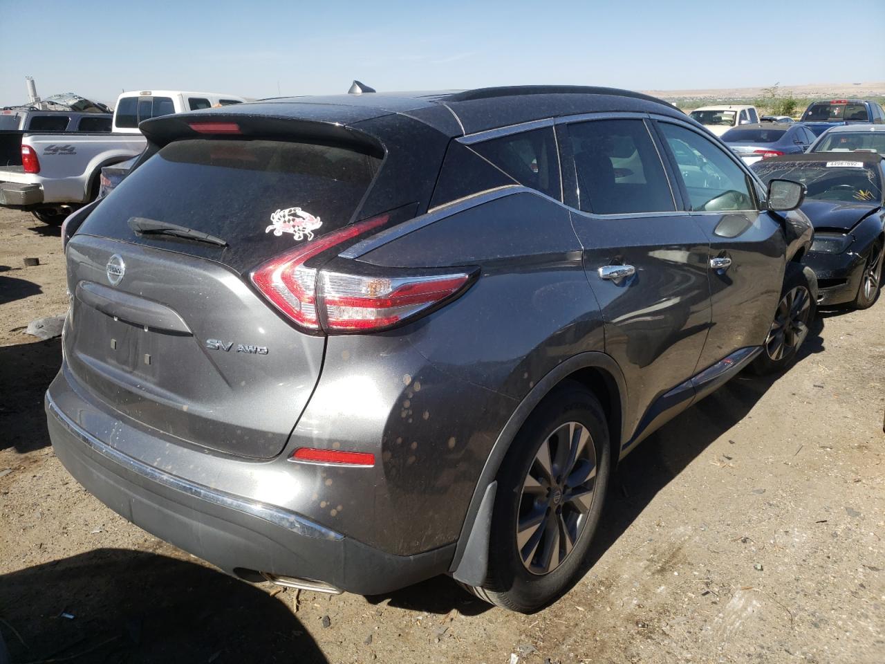 Photo 4 from auction – 2016 NISSAN MURANO S with VIN 5N1AZ2MHXGN110732