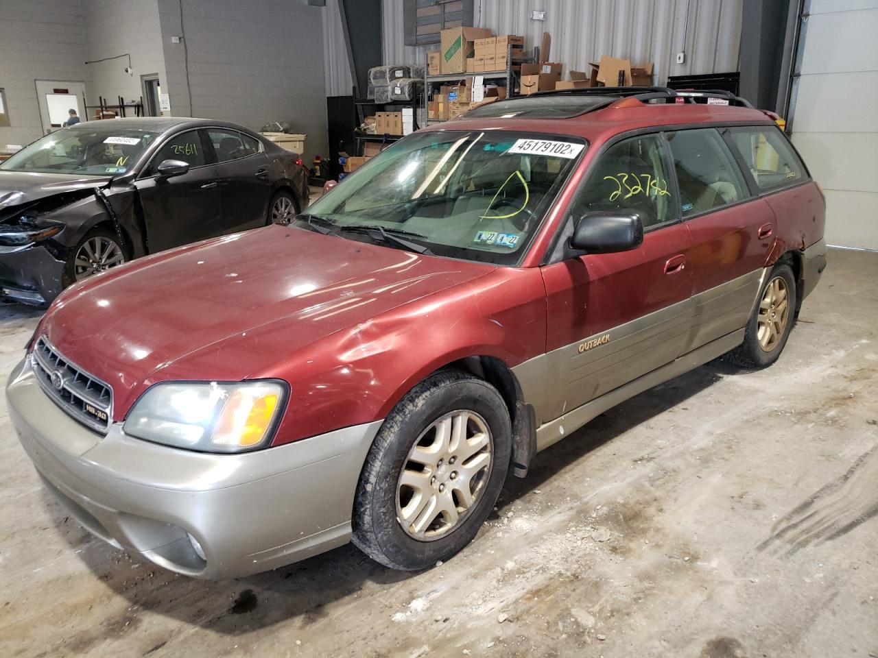 Photo 2 from auction – 2003 SUBARU LEGACY OUT with VIN 4S3BH686937614344