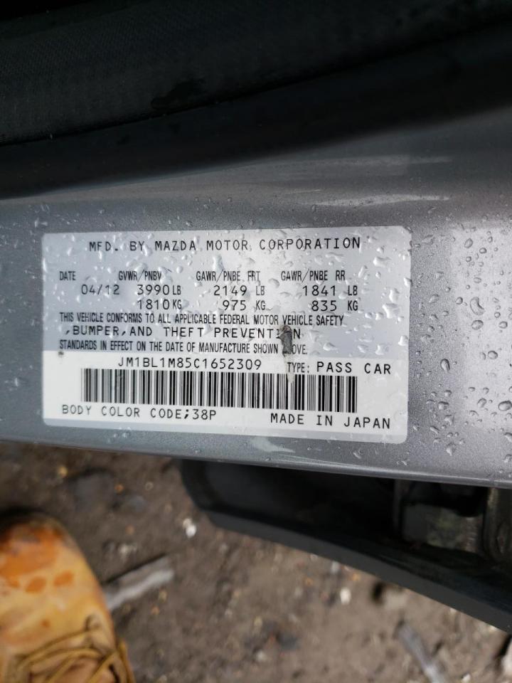 Photo 10 from auction – 2012 MAZDA 3 I with VIN JM1BL1M85C1652309