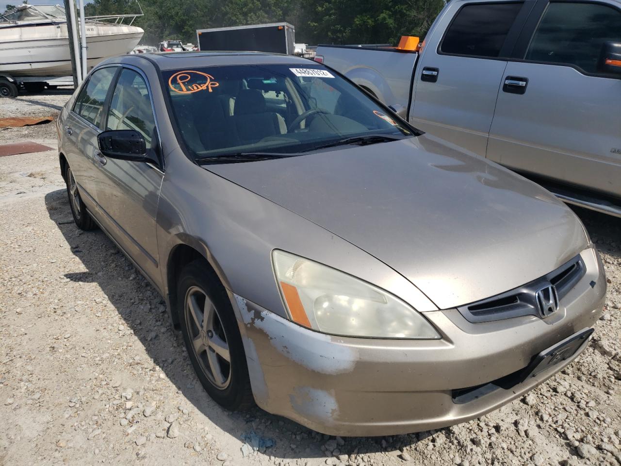HONDA ACCORD EX 2003 with VIN 1HGCM56643A052340 - Photo from auction