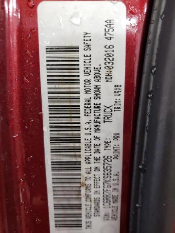 Photo 10 from auction – 2019 RAM 1500 CLASS with VIN 1C6RR7FG7KS635726