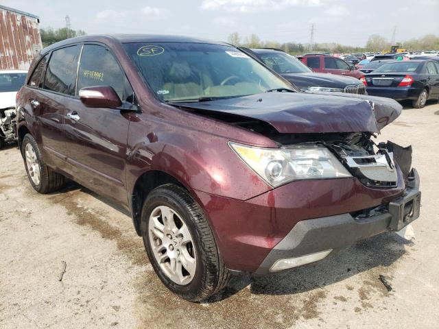 Photo 1 from auction – 2007 ACURA MDX TECHNO with VIN 2HNYD284X7H550168