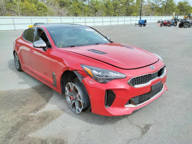 KIA STINGER GT 2018 with VIN KNAE55LC6J6015706 - Photo from auction