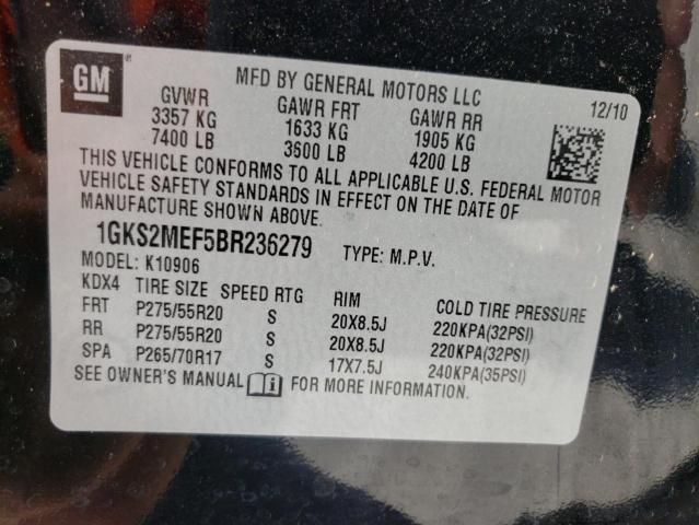 Photo 10 from auction – 2011 GMC YUKON XL D with VIN 1GKS2MEF5BR236279