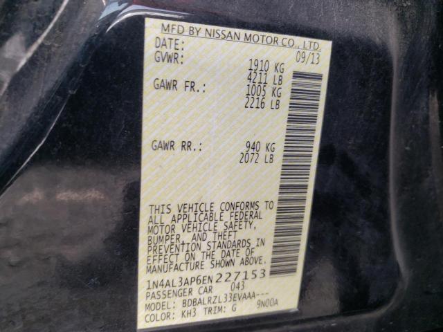 Photo 10 from auction – 2014 NISSAN ALTIMA 2.5 with VIN 1N4AL3AP6EN227153