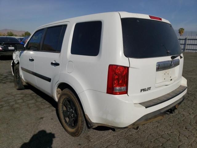 Photo 3 from auction – 2013 HONDA PILOT LX with VIN 5FNYF3H25DB023712
