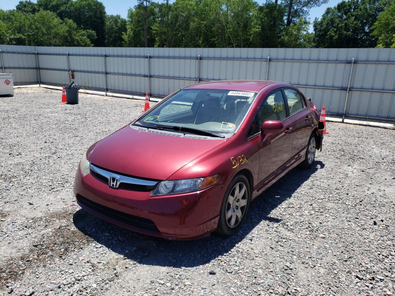 Photo 2 from auction – 2007 HONDA CIVIC with VIN 1HGFA165X7L135867
