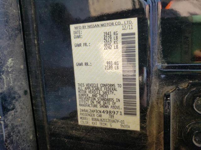 Foto 10 de la subasta – 2012 NISSAN ALTIMA BAS con VIN 1N4AL2AP3CN498971