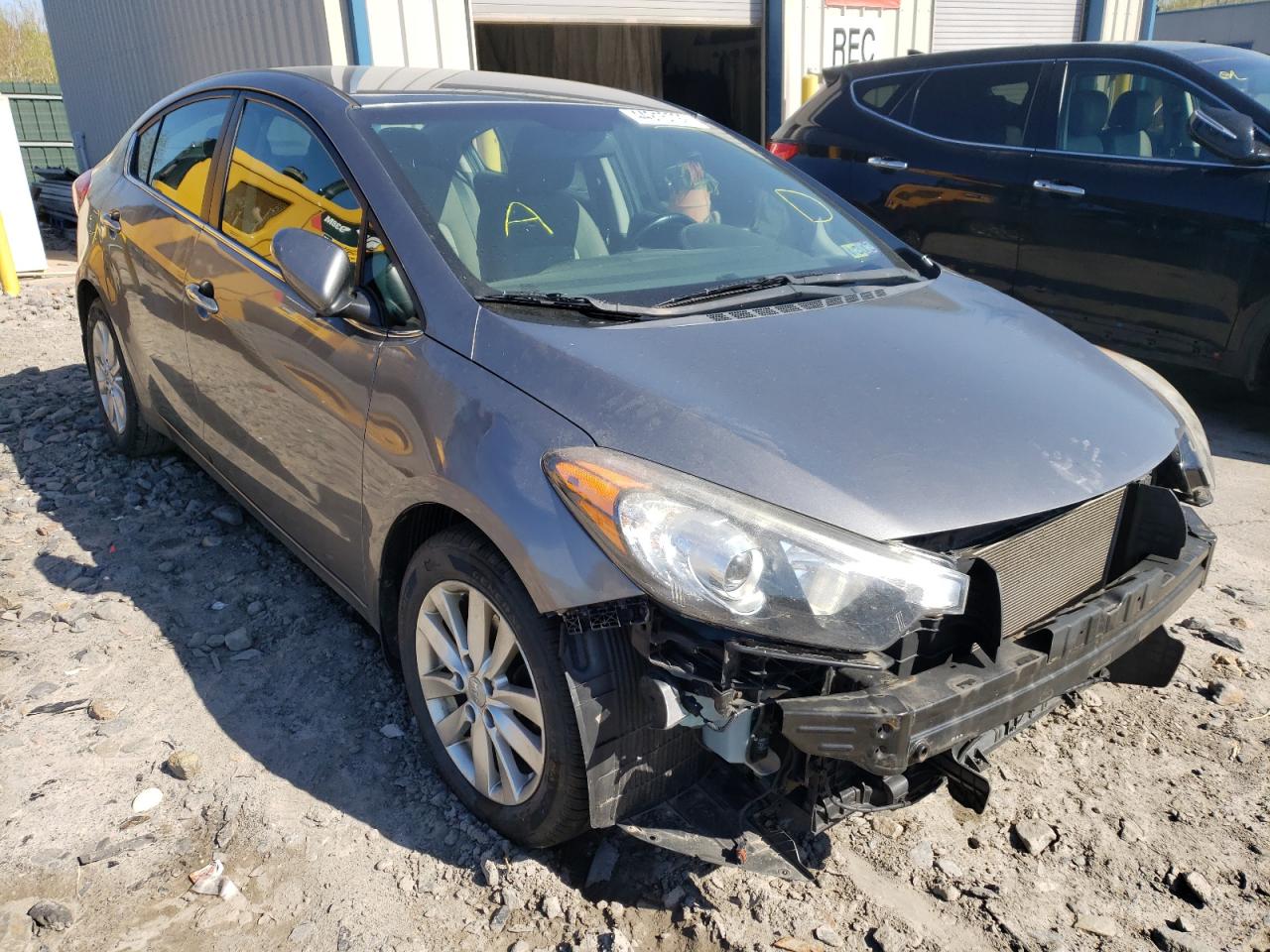 KIA FORTE EX 2014 with VIN KNAFX4A8XE5149430 - Photo from auction