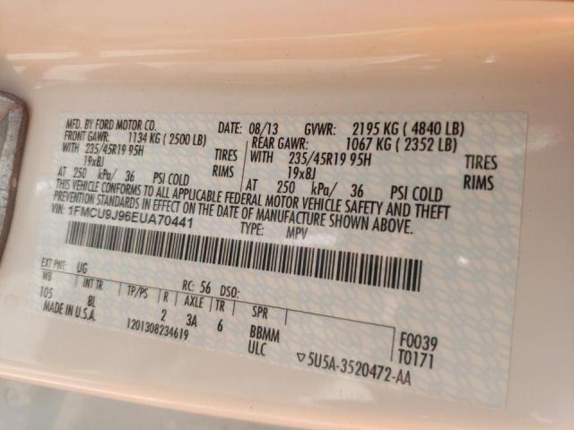 Photo 10 from auction – 2014 FORD ESCAPE TIT with VIN 1FMCU9J96EUA70441