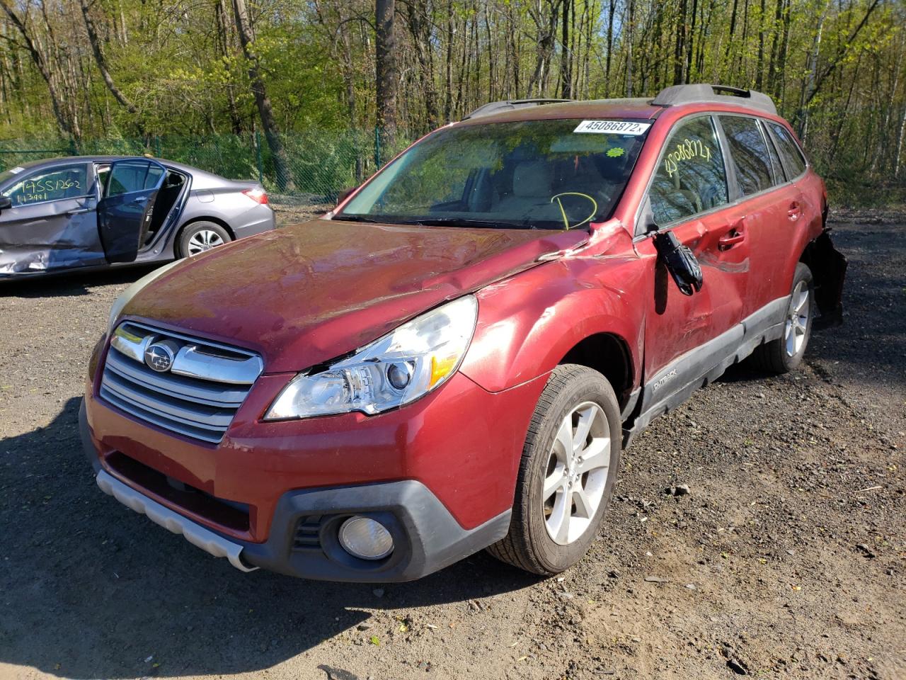 Photo 2 from auction – 2013 SUBARU OUTBACK 2. with VIN 4S4BRBKC6D3213584