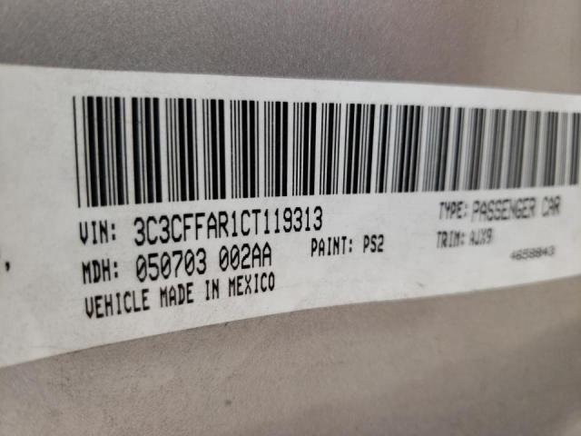 Photo 10 from auction – 2012 FIAT 500 POP with VIN 3C3CFFAR1CT119313