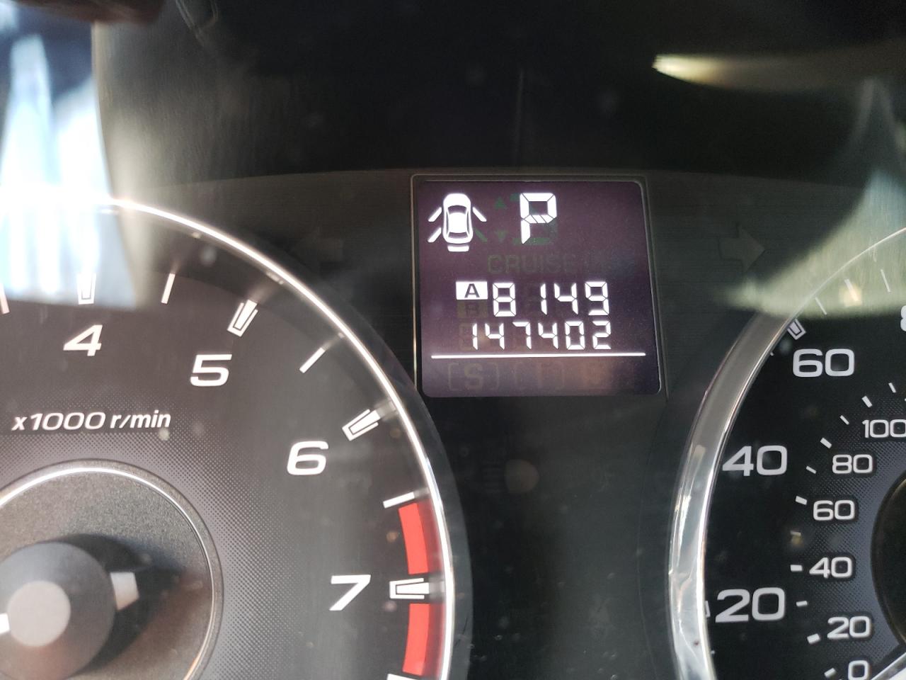Photo 8 from auction – 2011 SUBARU LEGACY 3.6 with VIN 4S3BMDG60B2226710