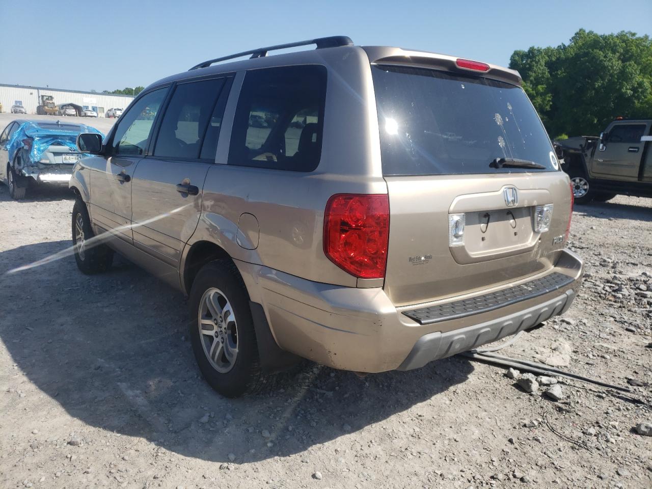 Photo 3 from auction – 2003 HONDA PILOT EXL with VIN 2HKYF18643H523917