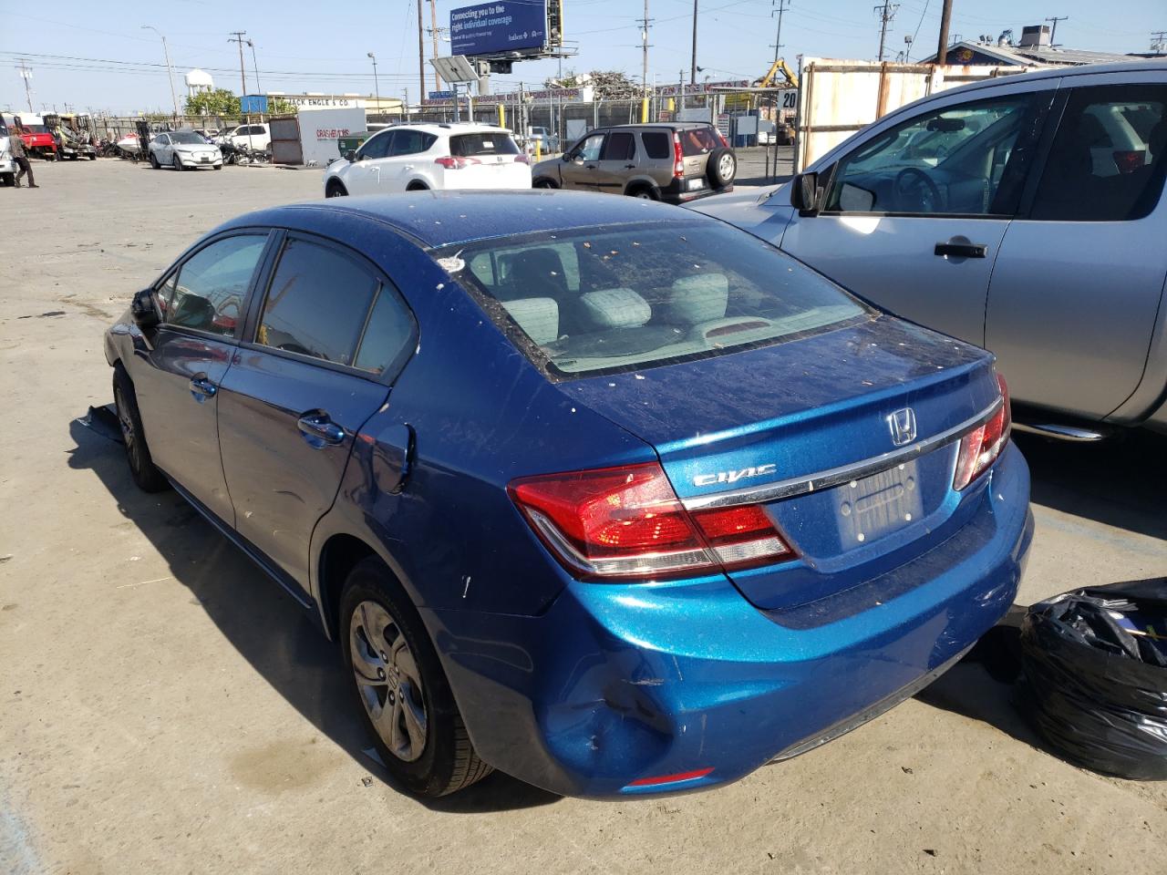 Photo 3 from auction – 2015 HONDA CIVIC LX with VIN 19XFB2F51FE280191