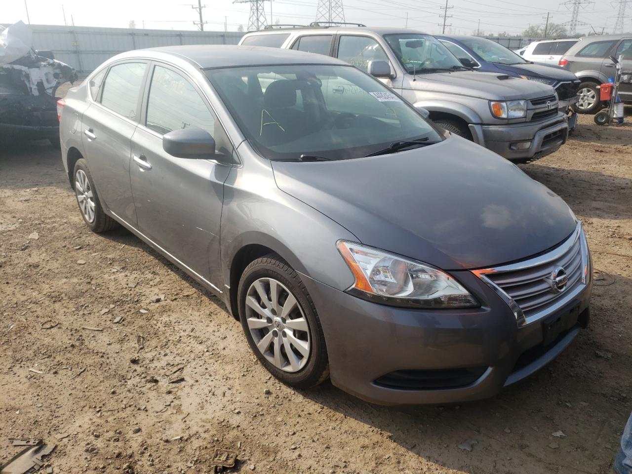 NISSAN SENTRA S 2015 with VIN 3N1AB7AP2FY337533 - Photo from auction