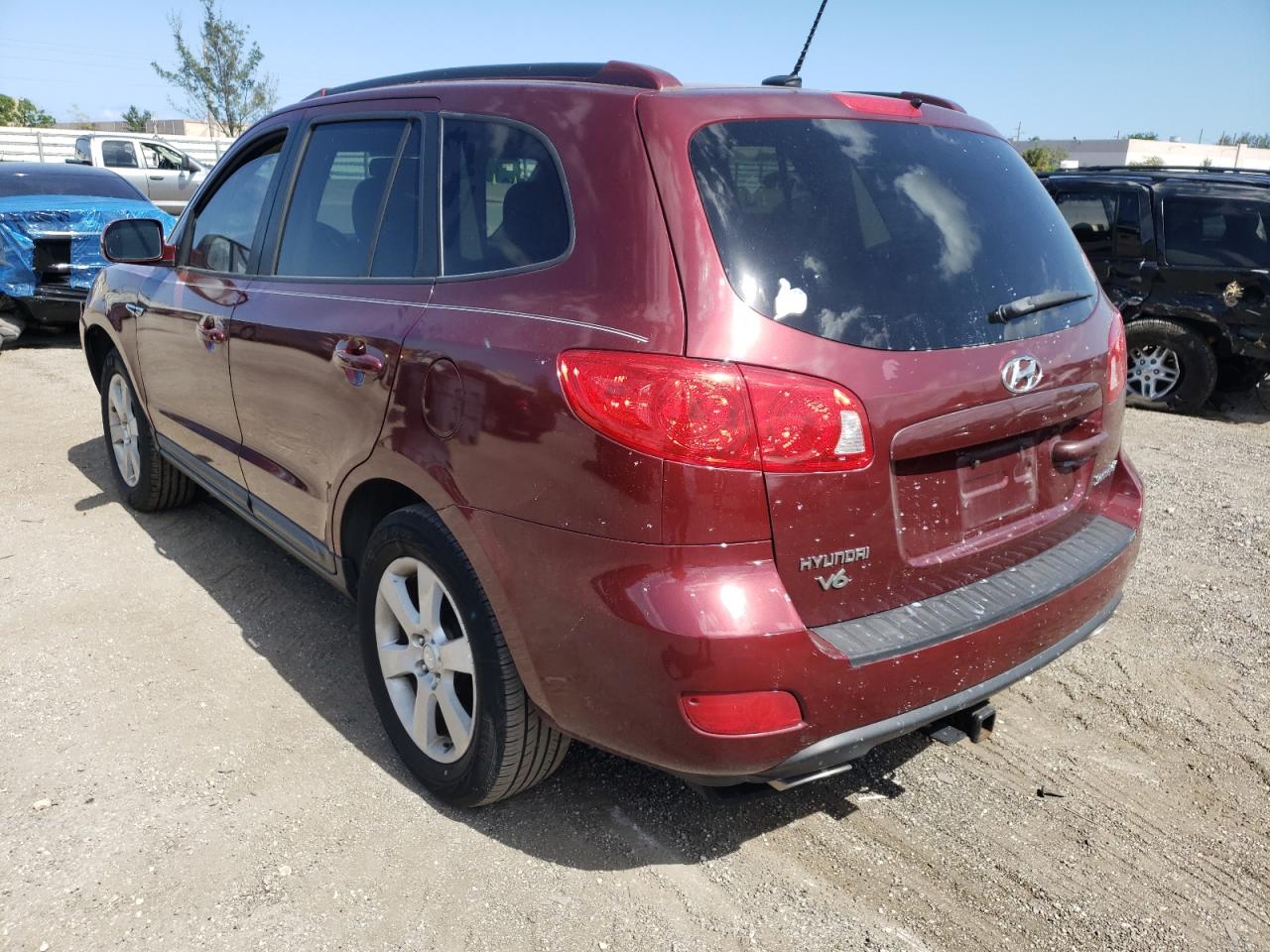 Photo 3 from auction – 2008 HYUNDAI SANTA FE S with VIN 5NMSH13E08H181787