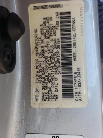 Photo 10 from auction – 2013 TOYOTA COROLLA BA with VIN 5YFBU4EE1DP120104