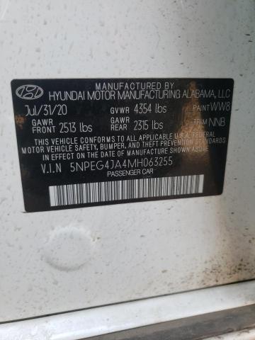 Photo 10 from auction – 2021 HYUNDAI SONATA SE with VIN 5NPEG4JA4MH063255