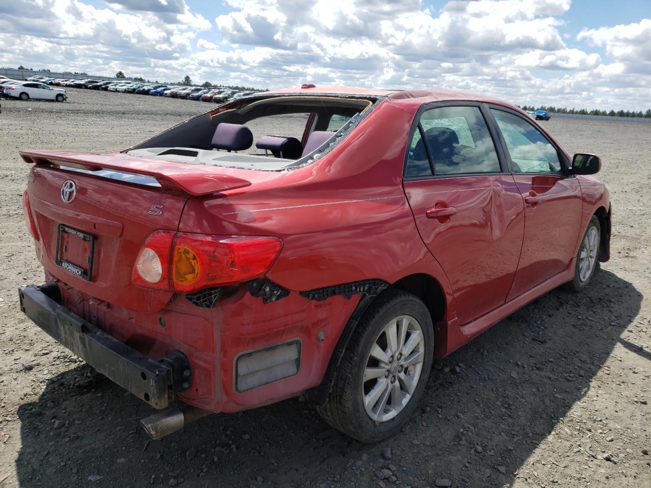 Photo 4 from auction – 2009 TOYOTA COROLLA BA with VIN 1NXBU40E69Z076212