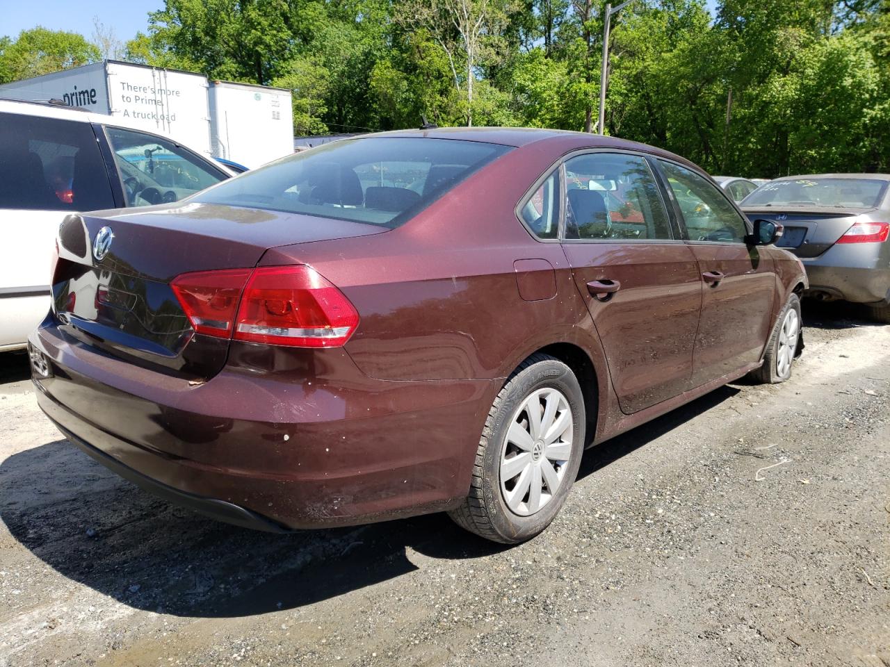 Photo 4 from auction – 2013 VOLKSWAGEN PASSAT S with VIN 1VWAP7A3XDC104529