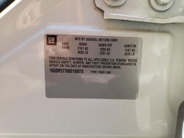 Photo 10 from auction – 2008 CADILLAC CTS with VIN 1G6DF577880190015