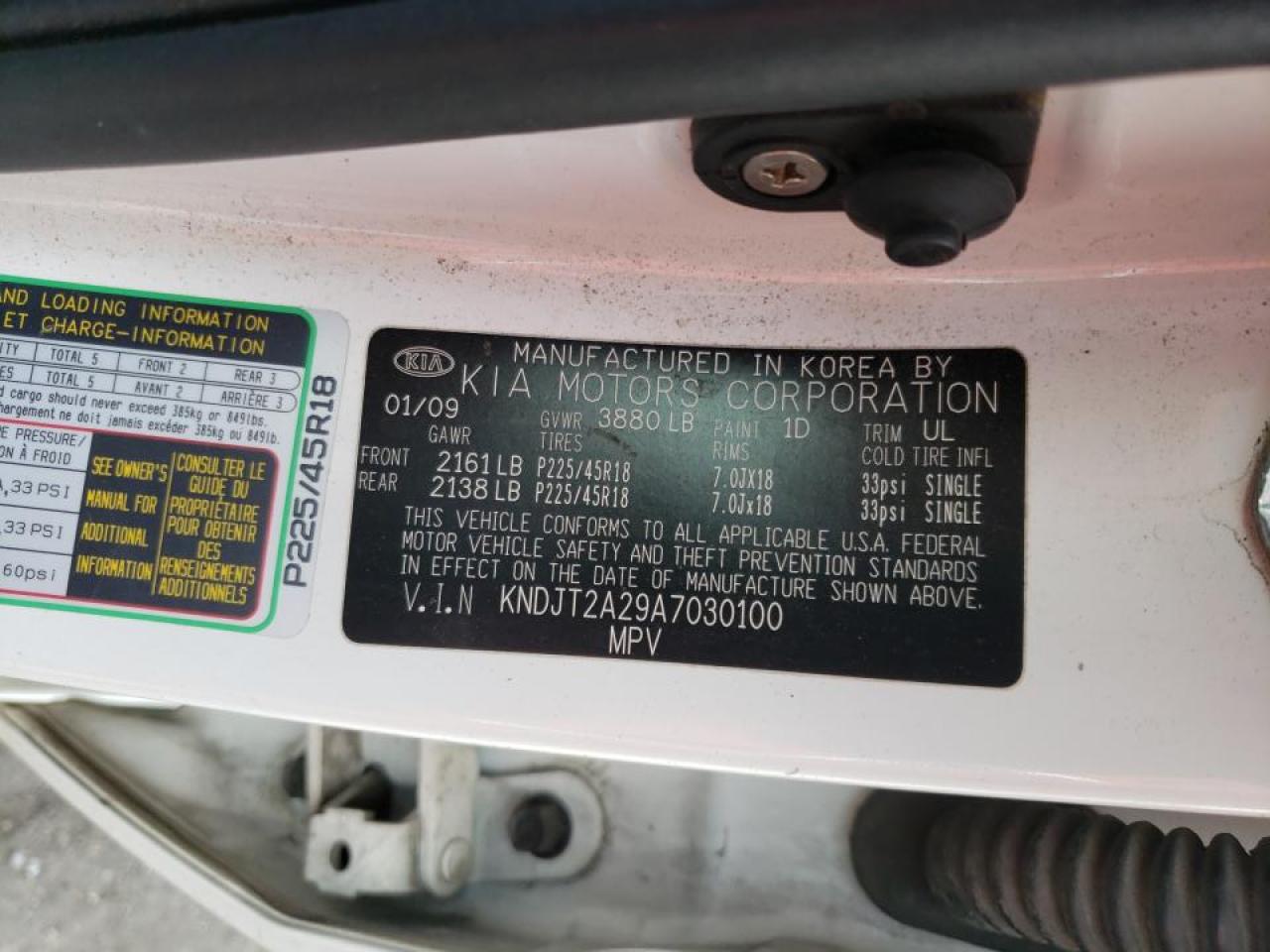 Photo 10 from auction – 2010 KIA SOUL + with VIN KNDJT2A29A7030100