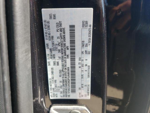Photo 10 from auction – 2015 FORD ESCAPE SE with VIN 1FMCU0G92FUA80369